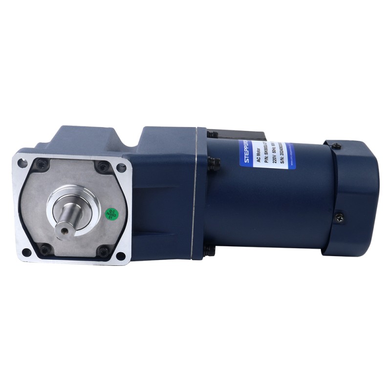 90W 220VAC/380VAC 50/60Hz 7.5RPM 40.00Nm(5664.47oz.in) Flange 90mm Right Angle Gearbox Keyway Shaft Three-phase AC Induction  Motor - 5IK90GU-S/S3FT/5GU180RT | StepperOnline CA