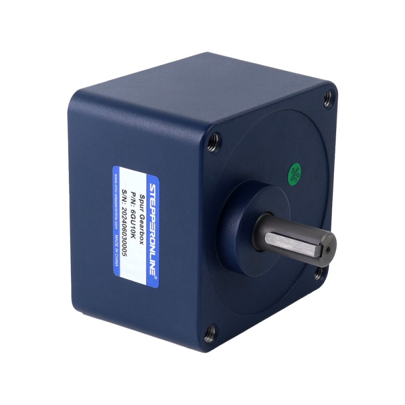 24V 200W 300RPM Geared Brushless DC Motor 5.18Nm(733.55oz.in) 10:1 Spur Gearbox - F6B200-24GU-30S/6GU10K | StepperOnline CA