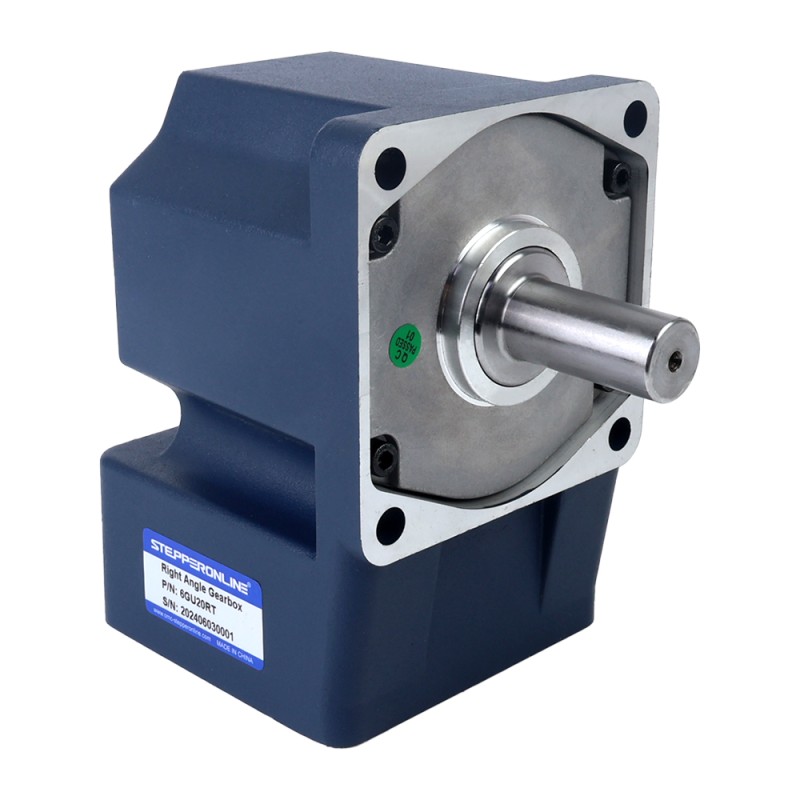 200W 110VAC 60Hz 4.5-77.5RPM 21.00Nm(2973.81oz.in) Flange 104mm Right Angle Gearbox Single-phase AC Variable Speed Motor - 6IK200RGU-AF/6GU20RT | StepperOnline CA