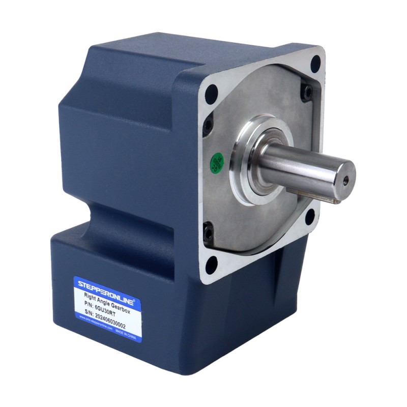 200W 110VAC 60Hz 3-51.67RPM 31.00Nm(4389.91oz.in) Flange 104mm Right Angle Gearbox Single-phase AC Variable Speed Motor - 6IK200RGU-AF/6GU30RT | StepperOnline CA