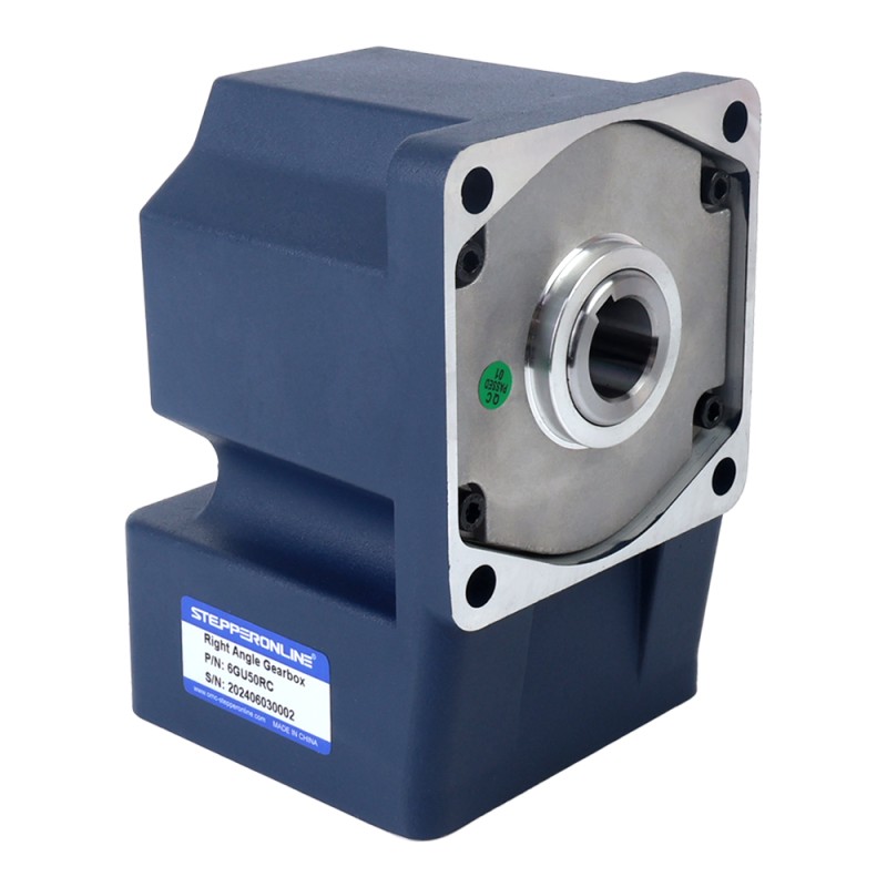 200W 110VAC 60Hz 1.8-31RPM 47.00Nm(6655.67oz.in) Flange 104mm Right Angle Gearbox Single-phase AC Variable Speed Motor - 6IK200RGU-AF/6GU50RC | StepperOnline CA