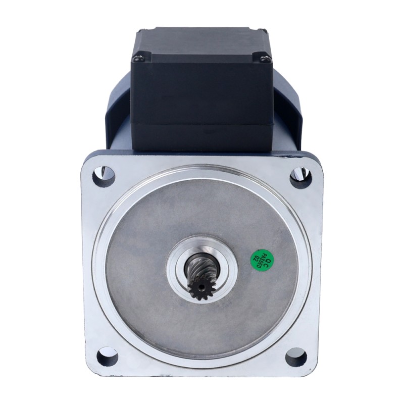 200W 220VAC/380VAC 50/60Hz 90/103RPM 14.01Nm(1983.98oz.in)/11.60Nm(1642.70oz.in) Flange 104mm Spur Gearbox Three-phase AC Induction Motor - 6IK200GU-S/S3FT/6GU15K | StepperOnline CA