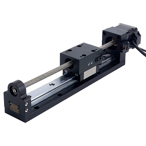 Nema 14 Stepper Lead Screw Linear Actuator 1.5A Stroke 120mm 0.14Nm(19.83oz.in) Lead 6.35mm(0.25) with Sensor - LMD14S13RF15-120 | StepperOnline CA