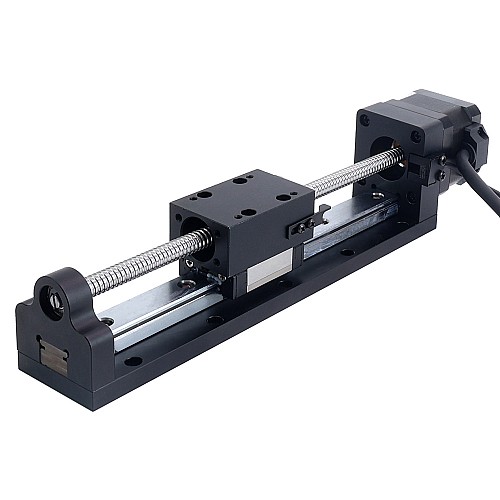 Nema 17 Stepper Ball Screw Linear Actuator 1.5A Stroke 120mm 0.25Nm(35.40oz.in) Lead 2mm(0.07874) with Sensor - LMD17S13BAB15-120 | StepperOnline CA