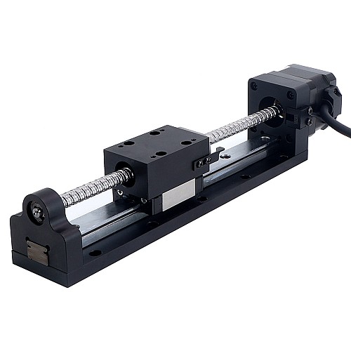 Nema 17 Stepper Ball Screw Linear Actuator 1.5A Stroke 120mm 0.25Nm(35.40oz.in) Lead 4mm(0.15748) with Sensor - LMD17S13BDB15-120 | StepperOnline CA