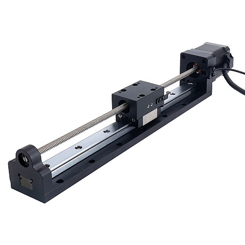 Nema 17 Stepper Lead Screw Linear Actuator 2.5A Stroke 200mm 0.5Nm(70.81oz.in) Lead 12.7mm(0.5) with Sensor - LMD17S19WF25-200 | StepperOnline CA