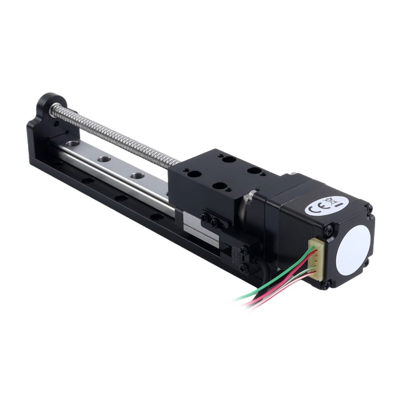 Nema 11 Stepper Ball Screw Linear Actuator 1.0A Stroke 150mm 0.05Nm(7.08oz.in) Lead 2mm(0.07874) with Sensor - LMD11S13BAM10-150 | StepperOnline CA