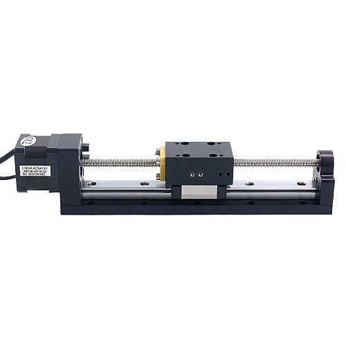 Nema 14 Stepper Lead Screw Linear Actuator 1.5A Stroke 120mm 0.14Nm(19.83oz.in) Lead 2.54mm(0.1) with Sensor - LMD14S13GF15-120 | StepperOnline CA