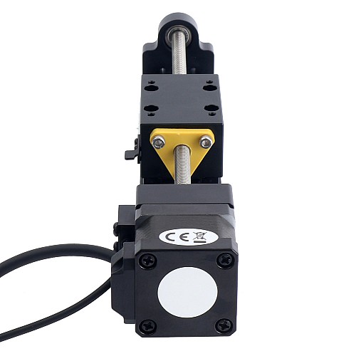 Nema 14 Stepper Lead Screw Linear Actuator 1.5A Stroke 120mm 0.14Nm(19.83oz.in) Lead 2.54mm(0.1) with Sensor - LMD14S13GF15-120 | StepperOnline CA