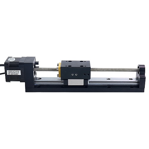 Nema 14 Stepper Lead Screw Linear Actuator 1.5A Stroke 120mm 0.14Nm(19.83oz.in) Lead 6.35mm(0.25) with Sensor - LMD14S13RF15-120 | StepperOnline CA
