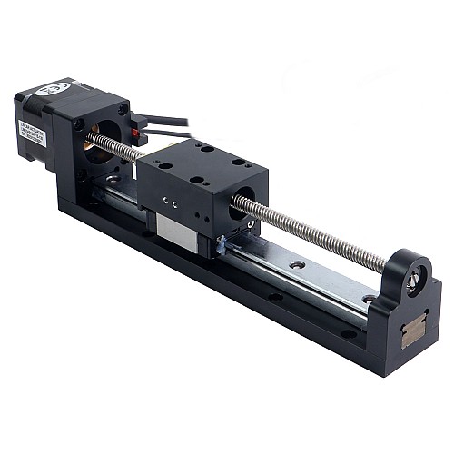 Nema 14 Stepper Lead Screw Linear Actuator 1.5A Stroke 120mm 0.14Nm(19.83oz.in) Lead 6.35mm(0.25) with Sensor - LMD14S13RF15-120 | StepperOnline CA