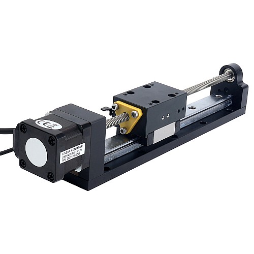 Nema 14 Stepper Lead Screw Linear Actuator 1.5A Stroke 120mm 0.14Nm(19.83oz.in) Lead 6.35mm(0.25) with Sensor - LMD14S13RF15-120 | StepperOnline CA