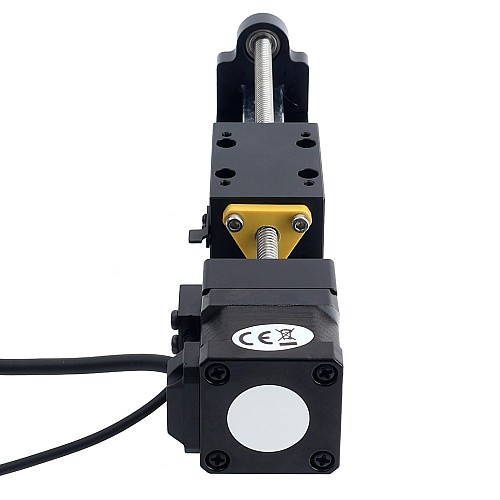 Nema 14 Stepper Lead Screw Linear Actuator 1.5A Stroke 120mm 0.14Nm(19.83oz.in) Lead 6.35mm(0.25) with Sensor - LMD14S13RF15-120 | StepperOnline CA