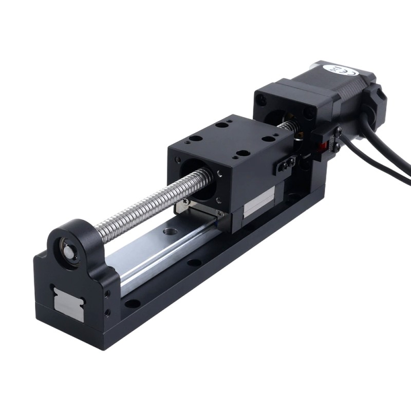 Nema 14 Stepper Ball Screw Linear Actuator 1.5A Stroke 80mm 0.20Nm(28.32oz.in) Lead 1mm(0.03937) with Sensor - LMD14S18BSB15-080 | StepperOnline CA
