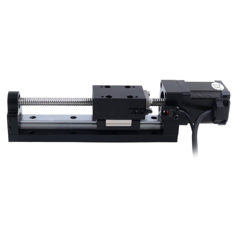 Nema 14 Stepper Ball Screw Linear Actuator 1.5A Stroke 80mm 0.20Nm(28.32oz.in) Lead 1mm(0.03937) with Sensor - LMD14S18BSB15-080 | StepperOnline CA