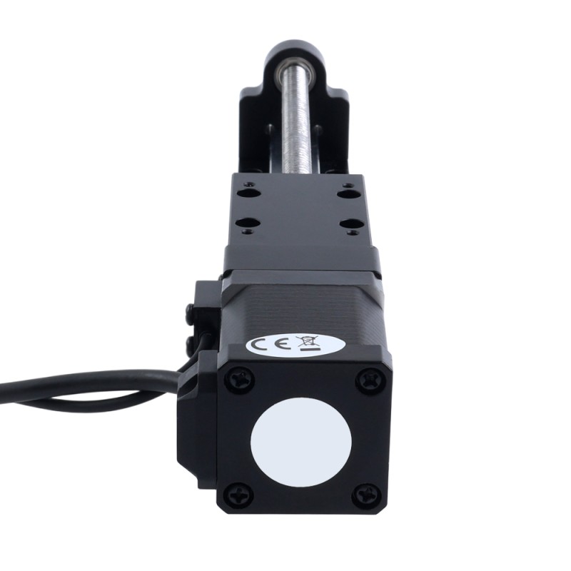 Nema 14 Stepper Ball Screw Linear Actuator 1.5A Stroke 200mm 0.20Nm(28.32oz.in) Lead 5mm(0.19685) with Sensor - LMD14S18BVB15-200 | StepperOnline CA