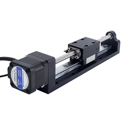 Nema 17 Stepper Ball Screw Linear Actuator 1.5A Stroke 120mm 0.25Nm(35.40oz.in) Lead 2mm(0.07874) with Sensor - LMD17S13BAB15-120 | StepperOnline CA