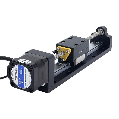 Nema 17 Stepper Lead Screw Linear Actuator 1.5A Stroke 120mm 0.25Nm(35.40oz.in) Lead 2.54mm(0.1) with Sensor - LMD17S13GF15-120 | StepperOnline CA