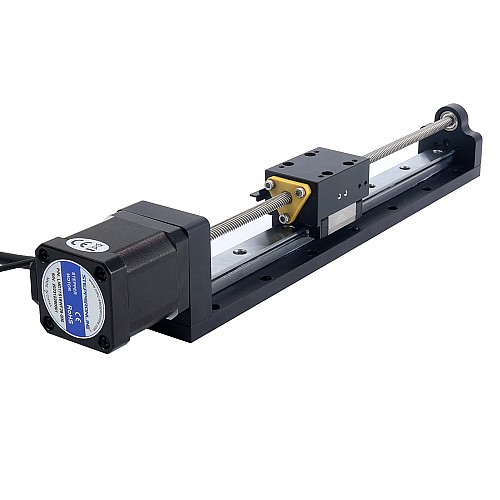 Nema 17 Stepper Lead Screw Linear Actuator 2.5A Stroke 200mm 0.5Nm(70.81oz.in) Lead 12.7mm(0.5) with Sensor - LMD17S19WF25-200 | StepperOnline CA