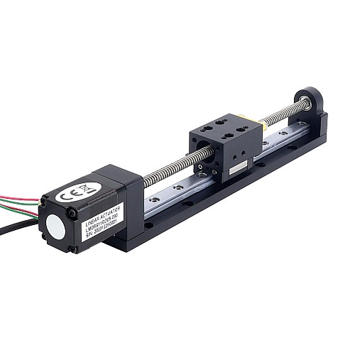 Nema 8 Stepper Lead Screw Linear Actuator 0.5A Stroke 90mm 0.01Nm(1.416oz.in) Lead 2.54mm(0.1) with Sensor - LMD8S11GD05-090 | StepperOnline CA