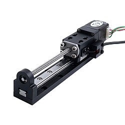 Nema 8 Stepper Ball Screw Linear Actuator 0.5A Stroke 60mm 0.02Nm(2.83oz.in) Lead 2mm(0.07874") with Sensor