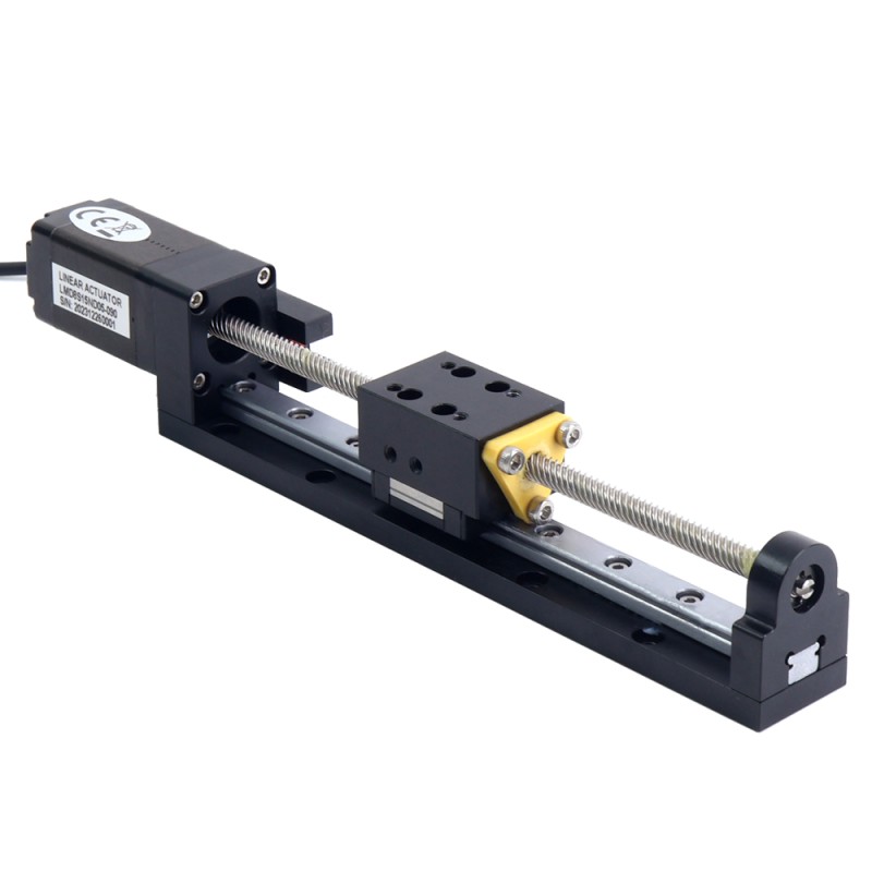 Nema 8 Stepper Lead Screw Linear Actuator 0.5A Stroke 90mm 0.02Nm(2.832oz.in) Lead 10.16mm(0.4) with Sensor - LMD8S15ND05-090 | StepperOnline CA Nema 8 Stepper Lead Screw Linear Actuator 0.5A Stroke 90mm 0.02Nm(2.832oz.in) Lead 10.16mm(0.4) with Sensor - LMD8S15ND05-090 | StepperOnline CA
