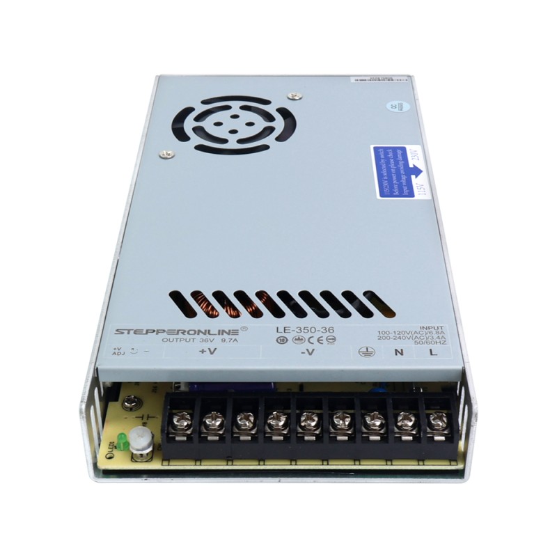 350W 36V 9.7A 115/230V Switching Power Supply Stepper Motor CNC Router Kits - LE-350-36 | StepperOnline CA