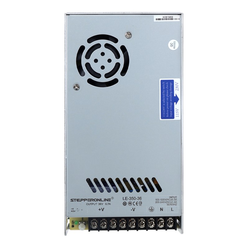350W 36V 9.7A 115/230V Switching Power Supply Stepper Motor CNC Router Kits - LE-350-36 | StepperOnline CA