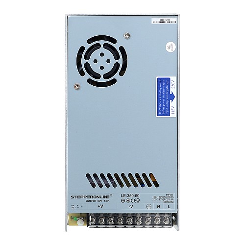 350W 60V 5.8A 115/230V Switching Power Supply Stepper Motor CNC Router Kits - LE-350-60 | StepperOnline CA