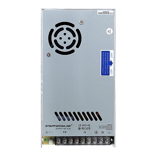 400W 48V 8.3A 115/230V Switching Power Supply Stepper Motor CNC Router Kits - LE-400-48 | StepperOnline CA