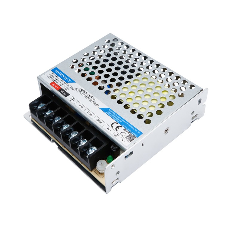 60W 15V -15V/2.0A 2.0A 85-264VAC/120-370VDC Switching Power Supply - LM60-10A15 | StepperOnline CA