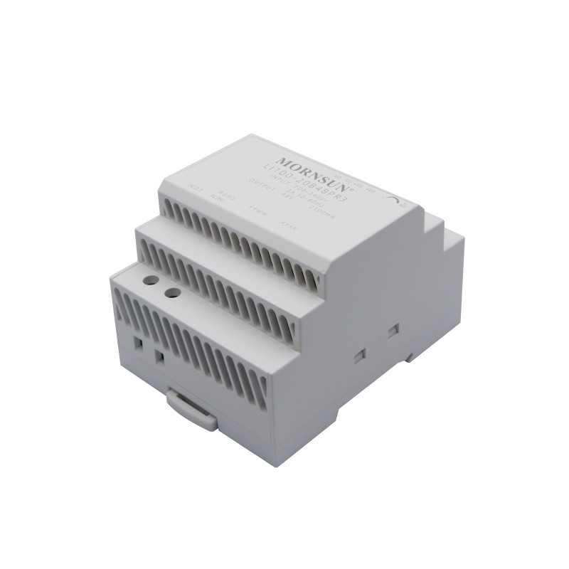 100W 15V 6.5A 85-264VAC/120-370VDC DIN Rail Switching Power Supply - LI100-20B15PR3 | StepperOnline CA