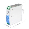 120W 12V 10.0A 85-264VAC/120-370VDC DIN Rail Switching Power Supply - LI120-20B12R2 | StepperOnline CA