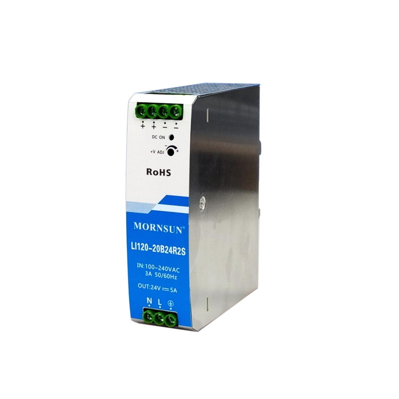 120W 48V 2.5A 90-264VAC/120-370VDC DIN Rail Switching Power Supply - LI120-20B48R2S | StepperOnline CA