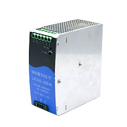 240W 24V 10.0A 180-550VAC/254-780VDC DIN Rail Switching Power Supply with PFC Function