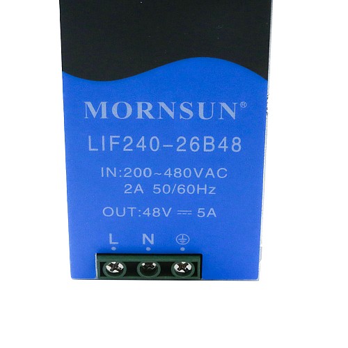 240W 24V 10.0A 180-550VAC/254-780VDC DIN Rail Switching Power Supply with PFC Function - LIF240-26B24 | StepperOnline CA