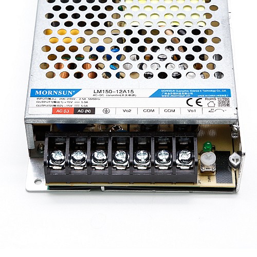 150W 15V -15V/5.0A 5.0A 165-264VAC/180-370VDC Switching Power Supply - LM150-12A15 | StepperOnline CA