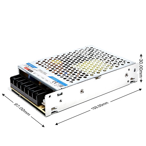 150W 15V -15V/5.0A 5.0A 165-264VAC/180-370VDC Switching Power Supply - LM150-12A15 | StepperOnline CA
