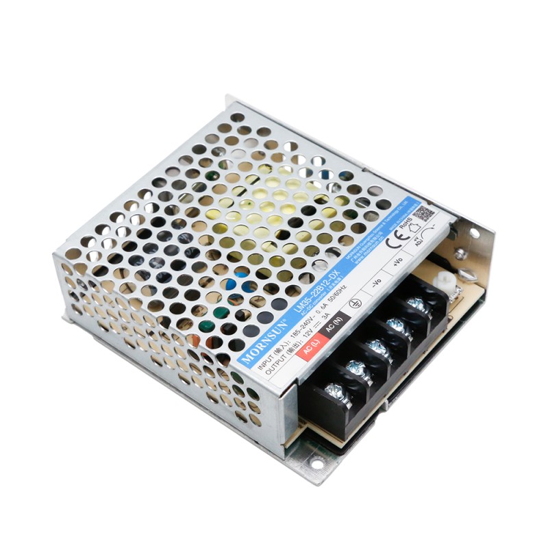 35W 12V 3.0A 165-264VAC/180-370VDC Switching Power Supply - LM35-22B12-DX | StepperOnline CA