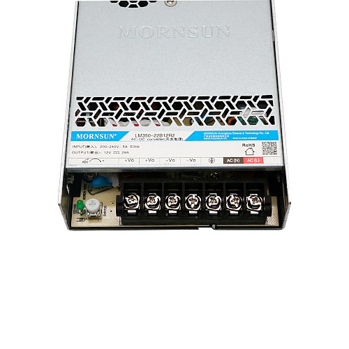350W 54V 6.5A 176-264VAC/240-370VDC Switching Power Supply - LM350-22B54R2 | StepperOnline CA