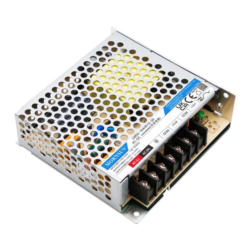 50W 5V/6.0A 12V/2.0A 85-264VAC/120-370VDC Switching Power Supply - LM50-10A0512-20 | StepperOnline CA