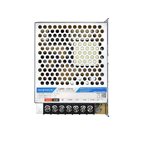 90W 15V -15V/3.0A 3.0A 165-264VAC/180-370VDC Switching Power Supply - LM90-12A15 | StepperOnline CA