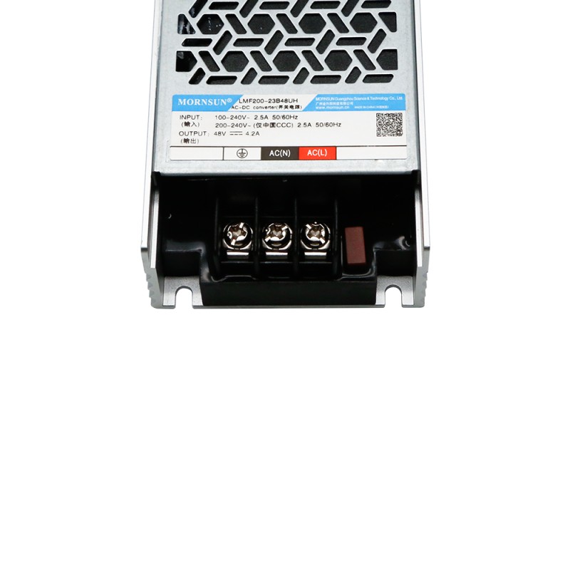 200W 36V 5.6A 85-305VAC/120-430VDC Switching Power Supply with PFC Function - LMF200-23B36UH | StepperOnline CA