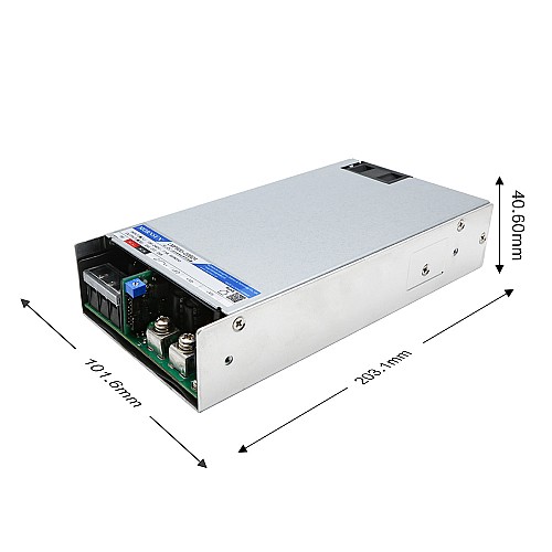 600W 24V 25.0A 80-277VAC/110-390VDC Switching Power Supply with PFC Function - LMF600-20B24 | StepperOnline CA