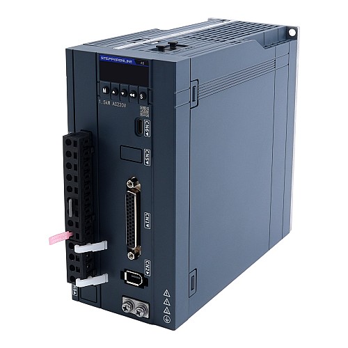 A6 Series 1500W RS485 AC Servo Motor Kit 3000rpm 4.90Nm 17-Bit Absolute Encoder IP67 - A6-RS1500H2A1-M17 | StepperOnline CA