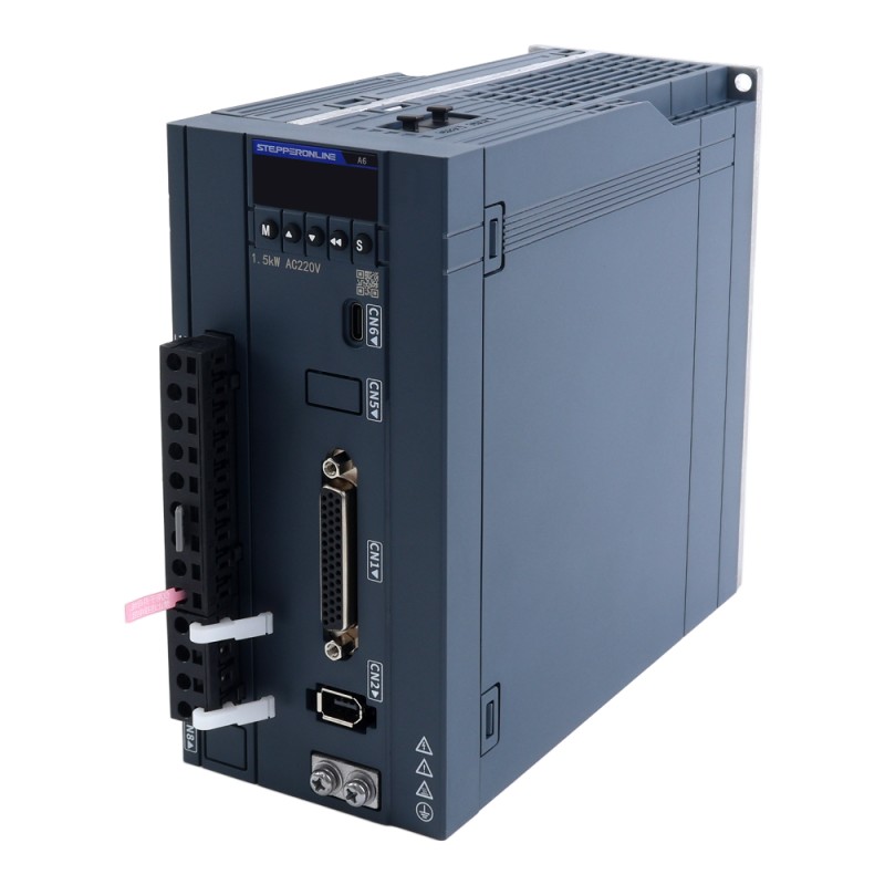 A6 Series 1500W RS485 AC Servo Motor Kit 3000rpm 4.78Nm w/ Brake 17-Bit Absolute Encoder IP67 - A6-RS1500H2B1-M17 | StepperOnline CA