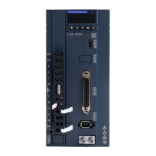 A6 Series 2500W RS485 AC Servo Motor Kit 3000rpm 8.17Nm 17-Bit Absolute Encoder IP67 - A6-RS2500H3A1-M17 | StepperOnline CA