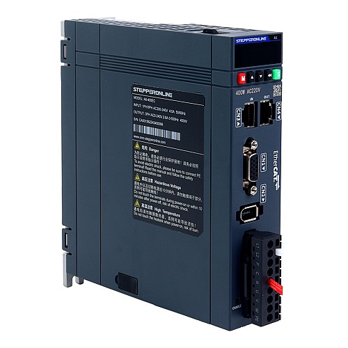 A6 Series 400W EtherCAT AC Servo Motor Kit 3000rpm 1.27Nm 17-Bit Absolute Encoder IP67 - A6-EC400H2A1-M17 | StepperOnline CA A6 Series 400W EtherCAT AC Servo Motor Kit 3000rpm 1.27Nm 17-Bit Absolute Encoder IP67 - A6-EC400H2A1-M17 | StepperOnline CA