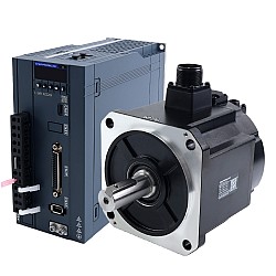 A6H Series 1300W RS485 AC Servo Motor Kit 1500rpm 8.34Nm w/ Brake 17-Bit Absolute Encoder IP67