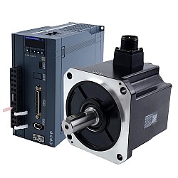 A6 Series 2000W RS485 AC Servo Motor Kit 3000rpm 6.37Nm 17-Bit Absolute Encoder IP67
